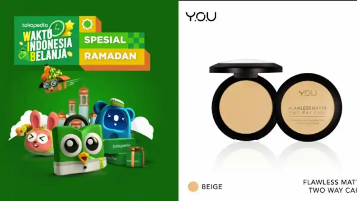 Harga YOU Basic Collection Flawless Matte Two Way Cake, Simak Promo Tokopedia 2021