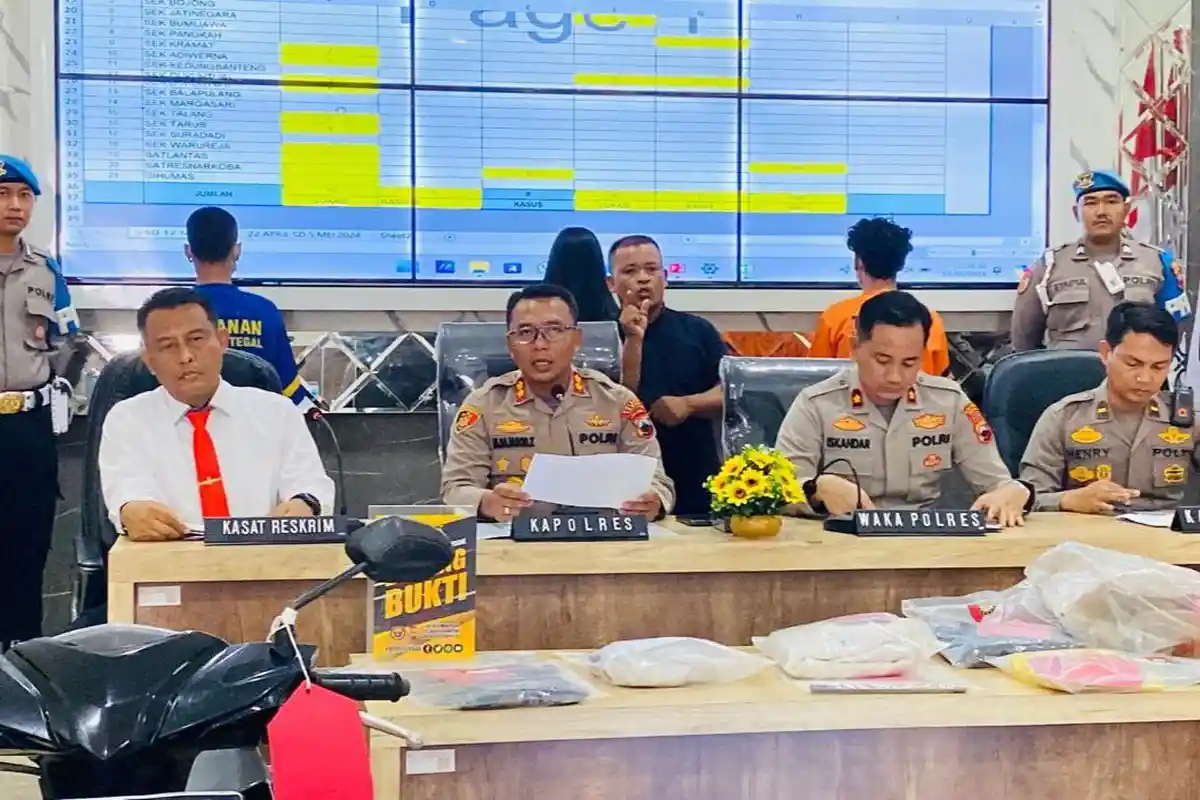Kapolres Tegal Sampaikan Hasil KRYO, Targetkan Miras, Judi, Narkoba, Asusila, hingga Knalpot Brong