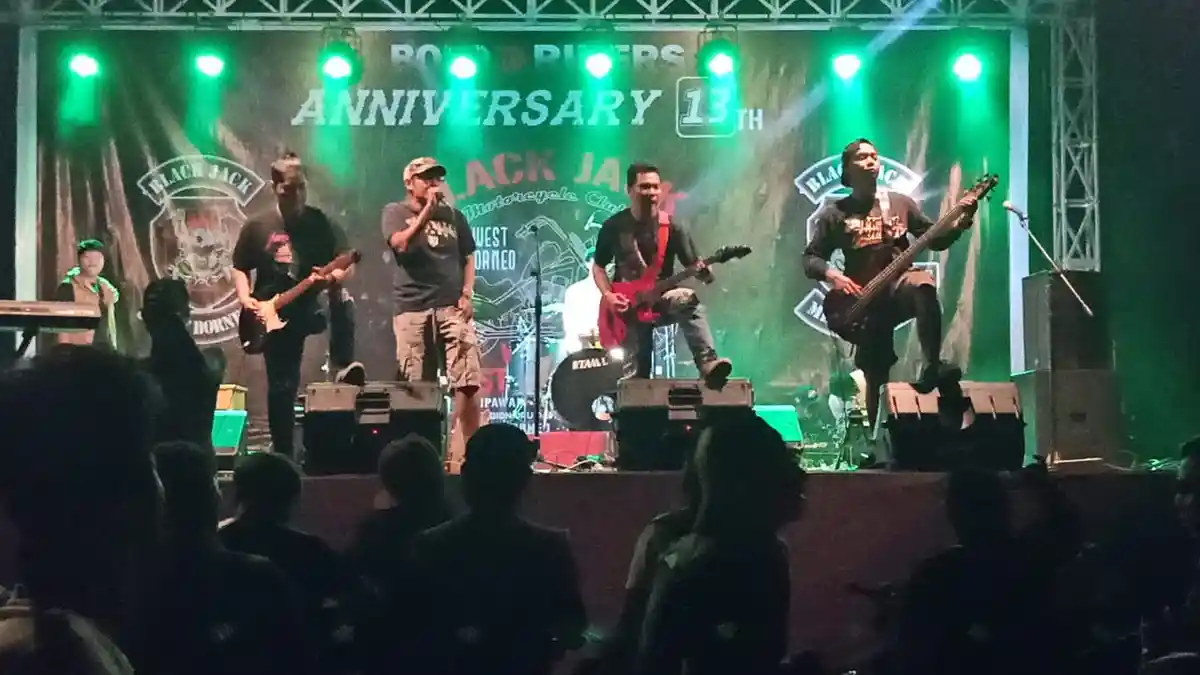 Anniversary Black Jack ke-13, Ribuan Anggota Komunitas Motor se-Kalbar Kumpul Bukti Solidaritas