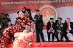 Defile Hut Bhayangkara Ke 73 Di Simpang Lima Semarang