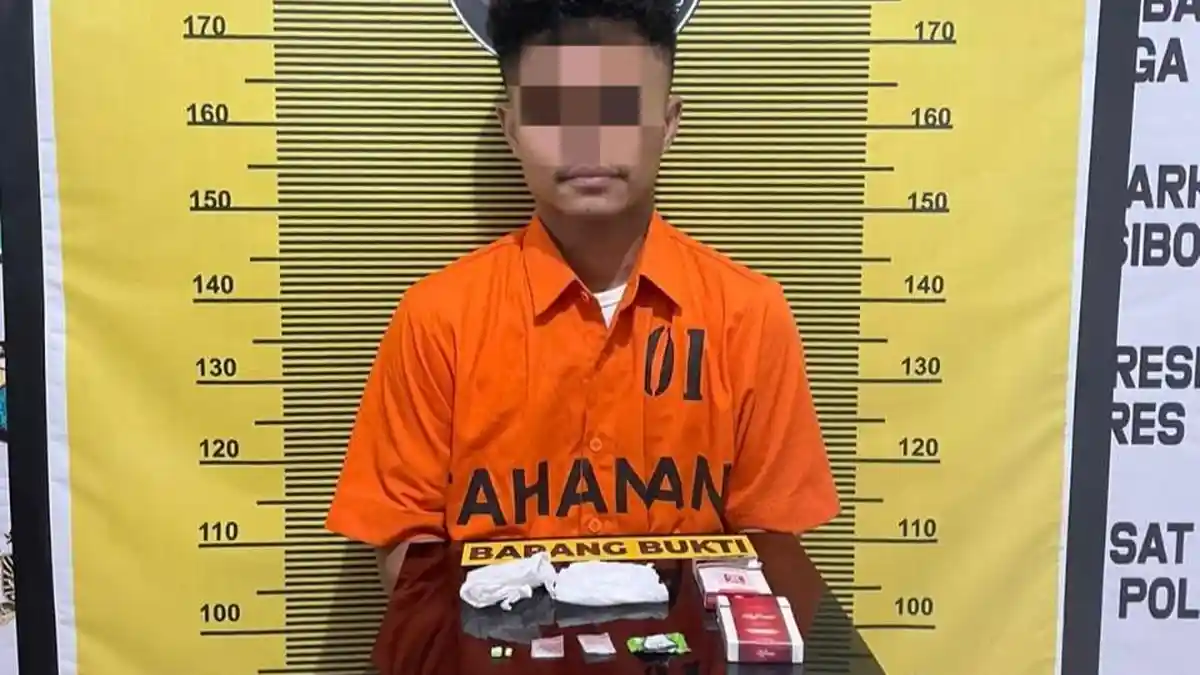 Polres Sibolga Amankan Tersangka Pemilik Sabu dan Ekstasi