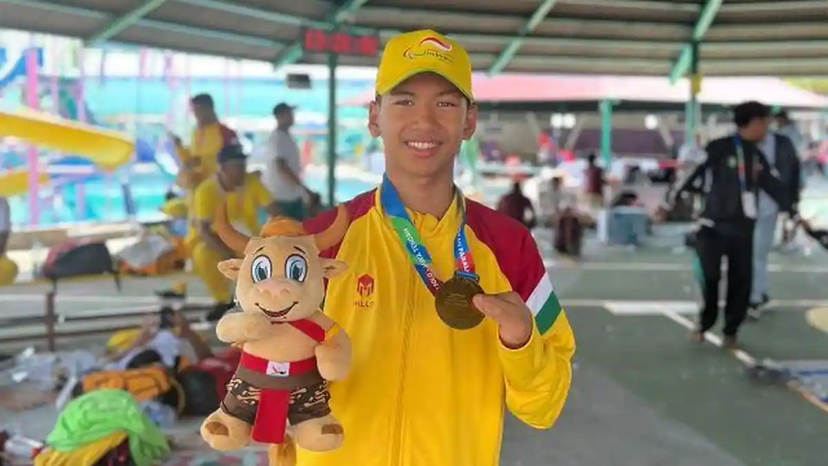 Koleksi 7 Emas di Hari Pertama Peparnas 2024, Riau Diperingkat ke-3