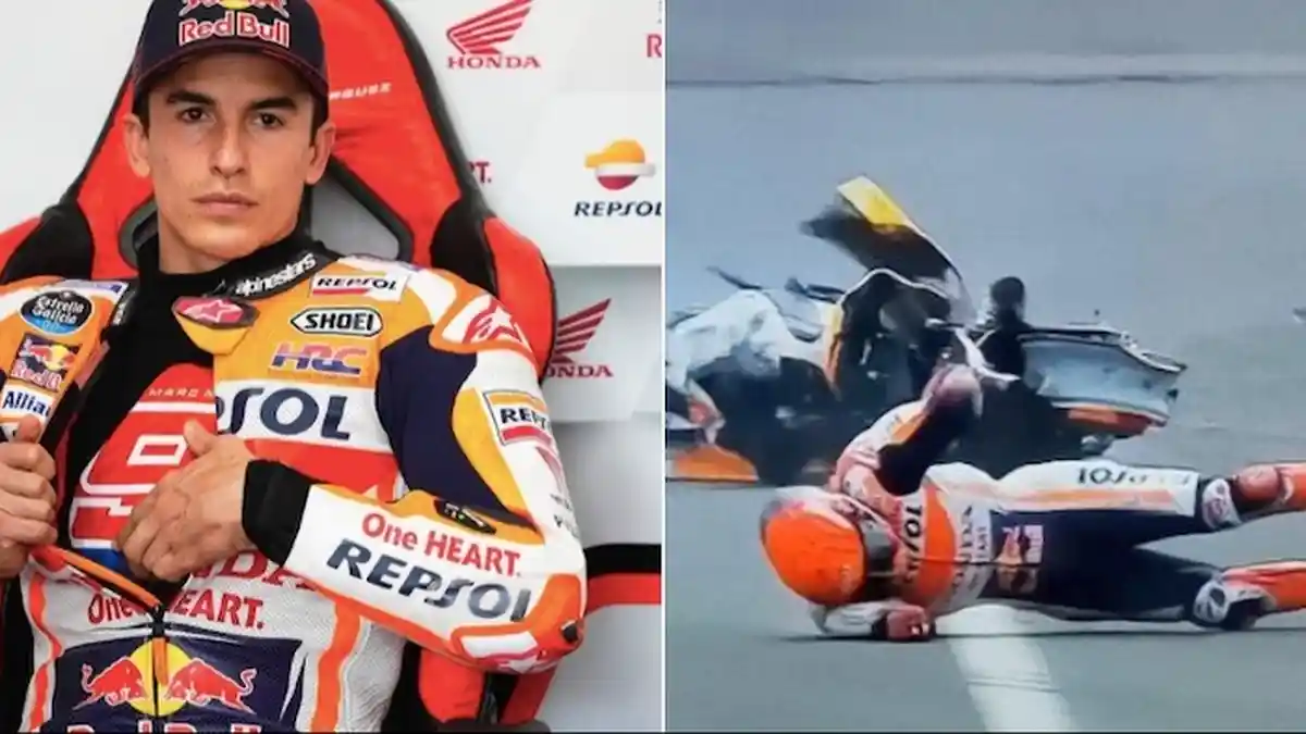 Juara Dunia 2025 Marc Marquez Gagal Finis di Mandalika, Cedera Patah ...