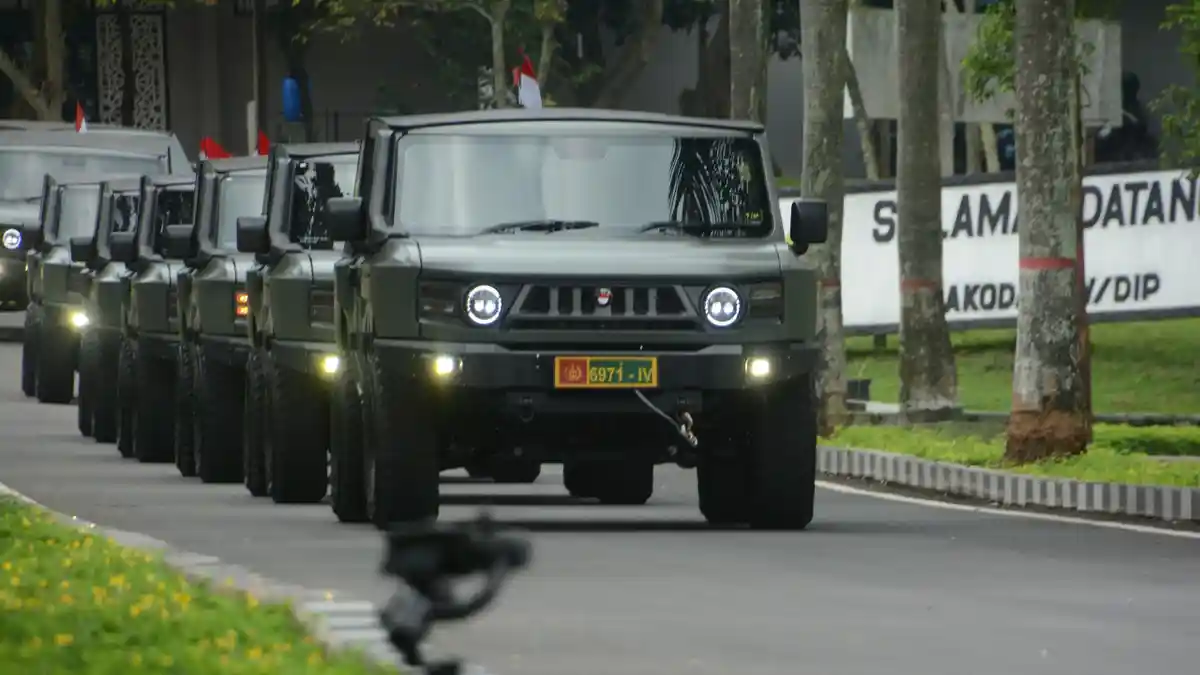 Kodam IV/Diponegoro Jateng Terima 39 Unit Ransus Jip Maung dari Kemenhan, Ini Janji Pangdam