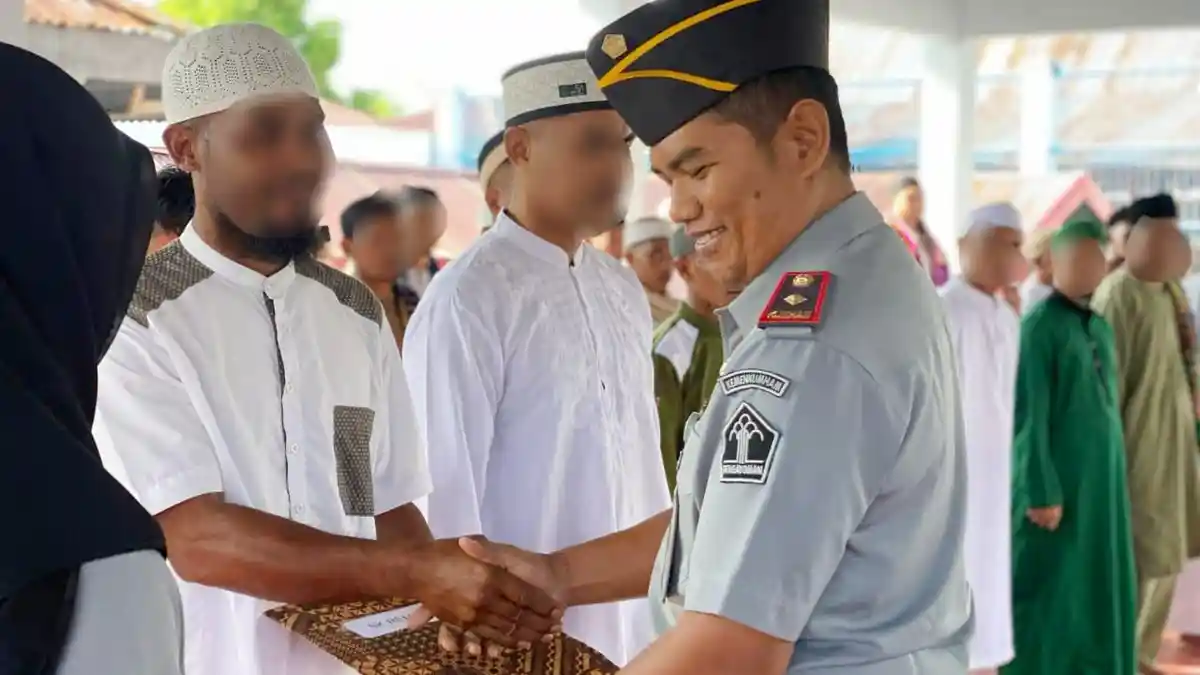 66 Warga Binaan Terima Remisi, Rutan Kelas II B Soasiu Gelar Upacara Penyerahan