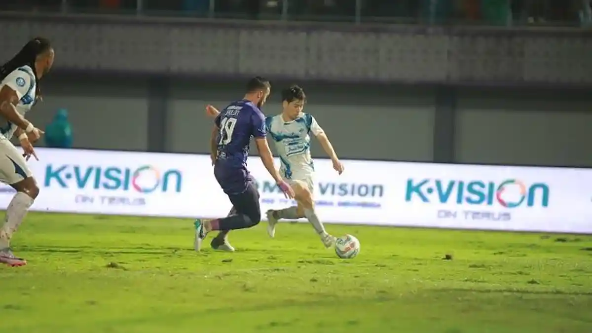 Skor Sementara : Gol Rontini Bawa Persita Sementara Unggul 1-0 atas PSIS Semarang