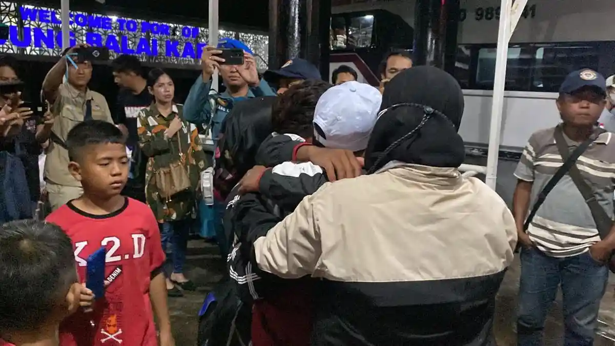 Lanal Karimun Kawal Kepulangan Iman, Nelayan Hilang dan Ditemukan Selamat di Vietnam
