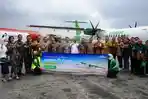 Empat Jenderal Turut Penerbangan Perdana Citilink dari Halim Jakarta ke Bandara Ngloram Blora