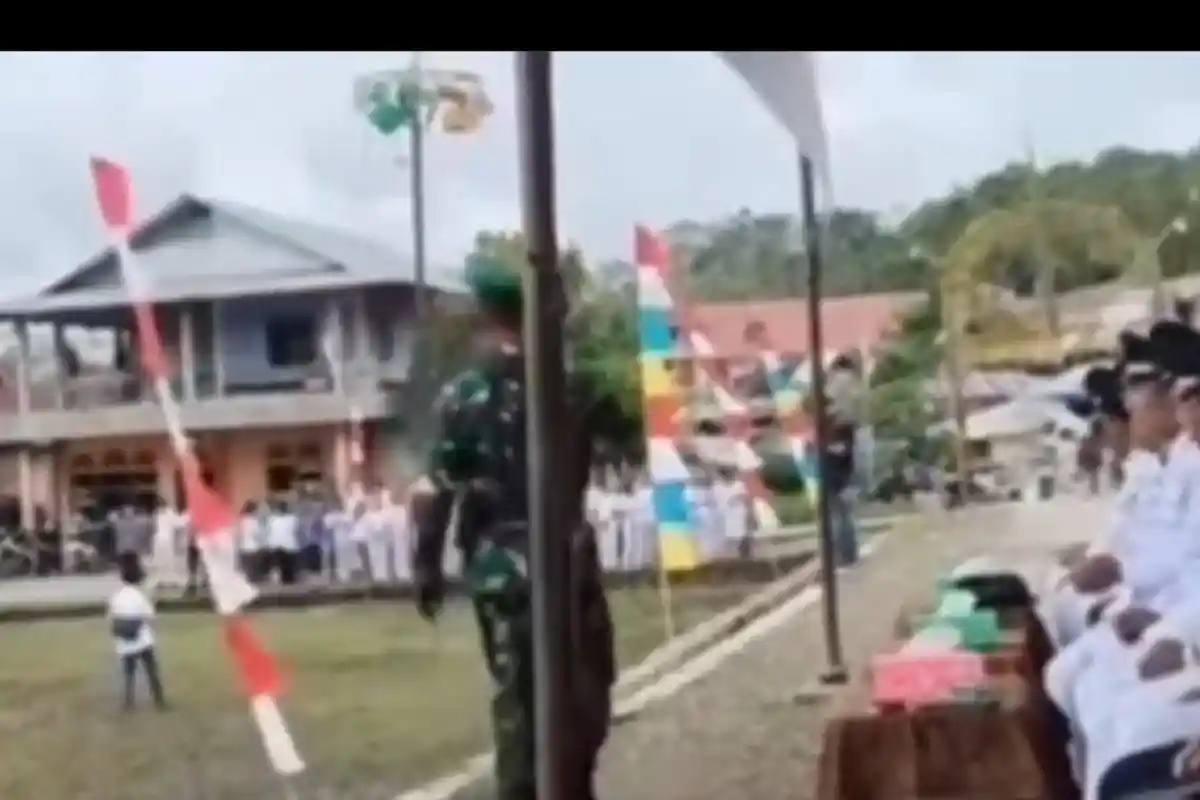 Tegasnya Anggota TNI Semprot ASN yang Ogah Masuk Barisan Upacara HUT RI ke-78: Silakan Keluar