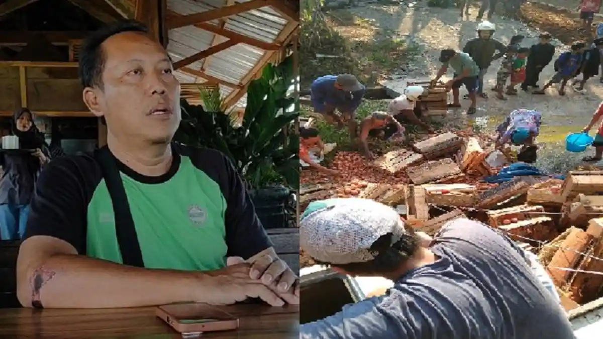 Pedagang Telur yang Dijarah di Purbalingga Sempat Kembali ke TKP , tapi Dapati Kenyataan Pahit - Tribunjateng.com