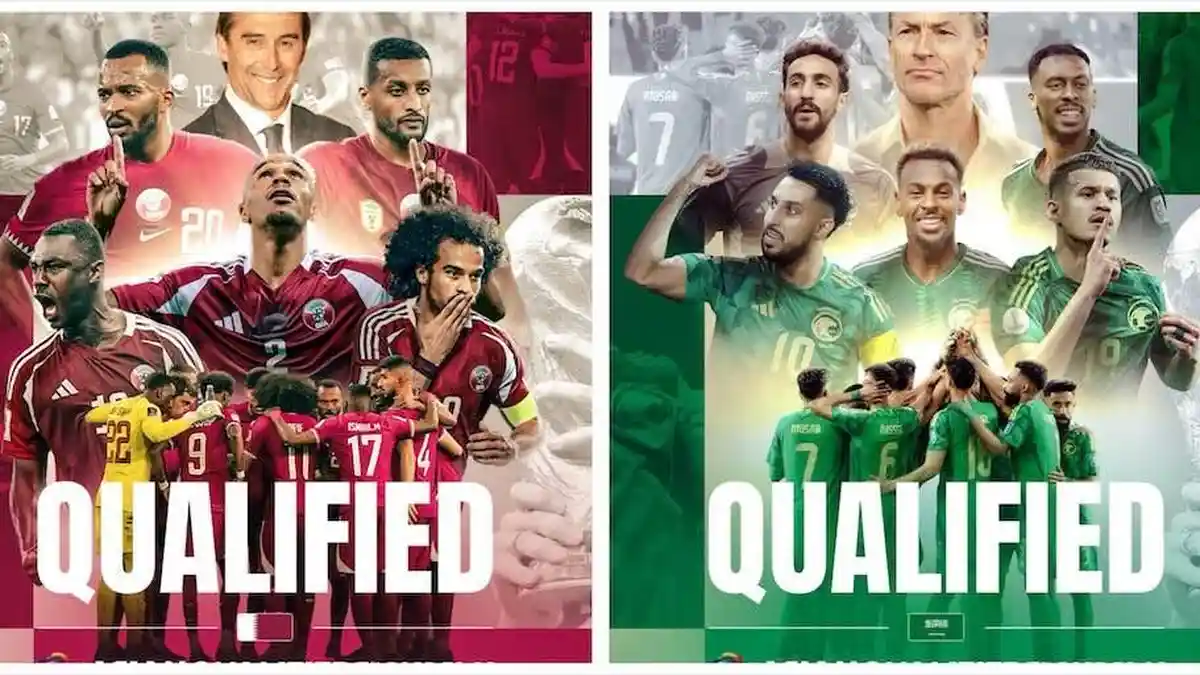 Arab Saudi dan Qatar Lolos Piala Dunia 2026, Sesuai Prediksi 2 Tuan Rumah Puncaki Klasemen