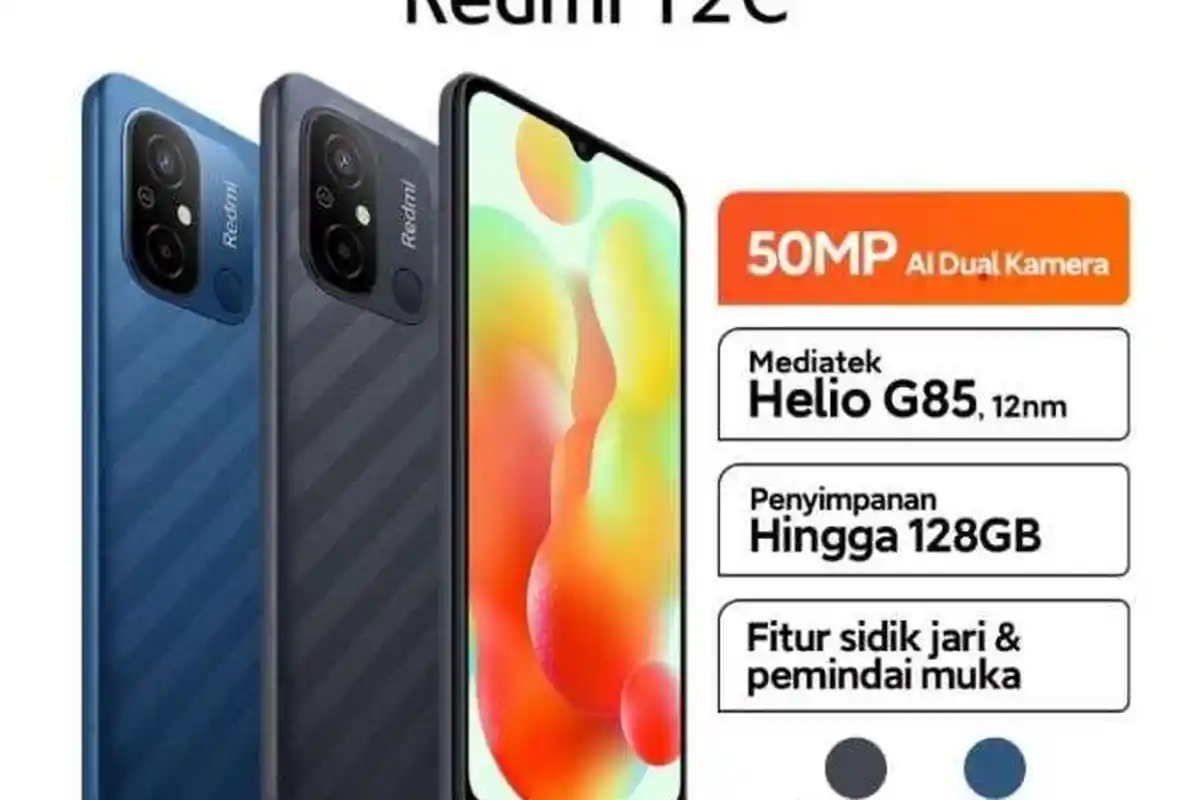 Harga dan Spesifikasi HP Xiaomi Redmi 12C April 2024, Ponsel Sejutaan Internal Memory Hingga 128GB!