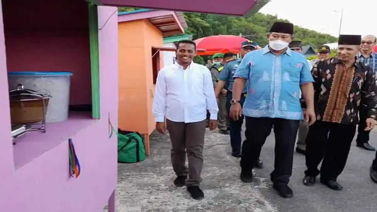 Wisata Anambas, Bupati Haris Resmikan Kuliner Wisata Indah Desa Temburun