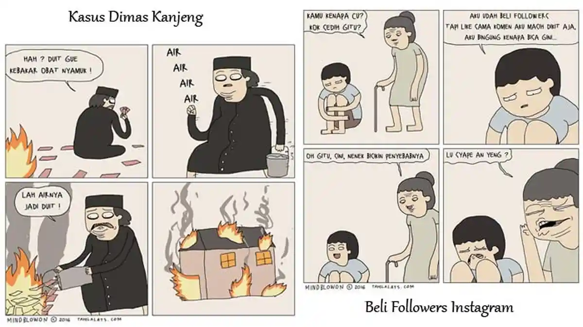 10 Humor Receh dan Menyentil Ala Komik Strip Tahilalats, Garing Sih Tapi Tetep Aja Kocak Sob!