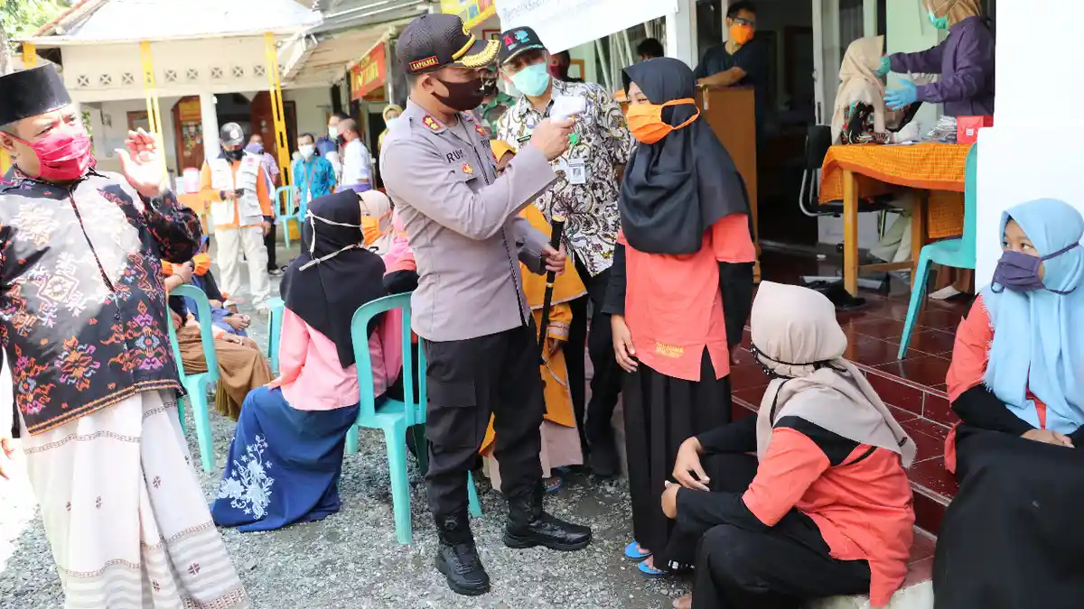 Jelang Hari Bhayangkara ke-74, Ratusan Anak Panti Asuhan Queen Latifa Kebumen Dirapid Tes Gratis