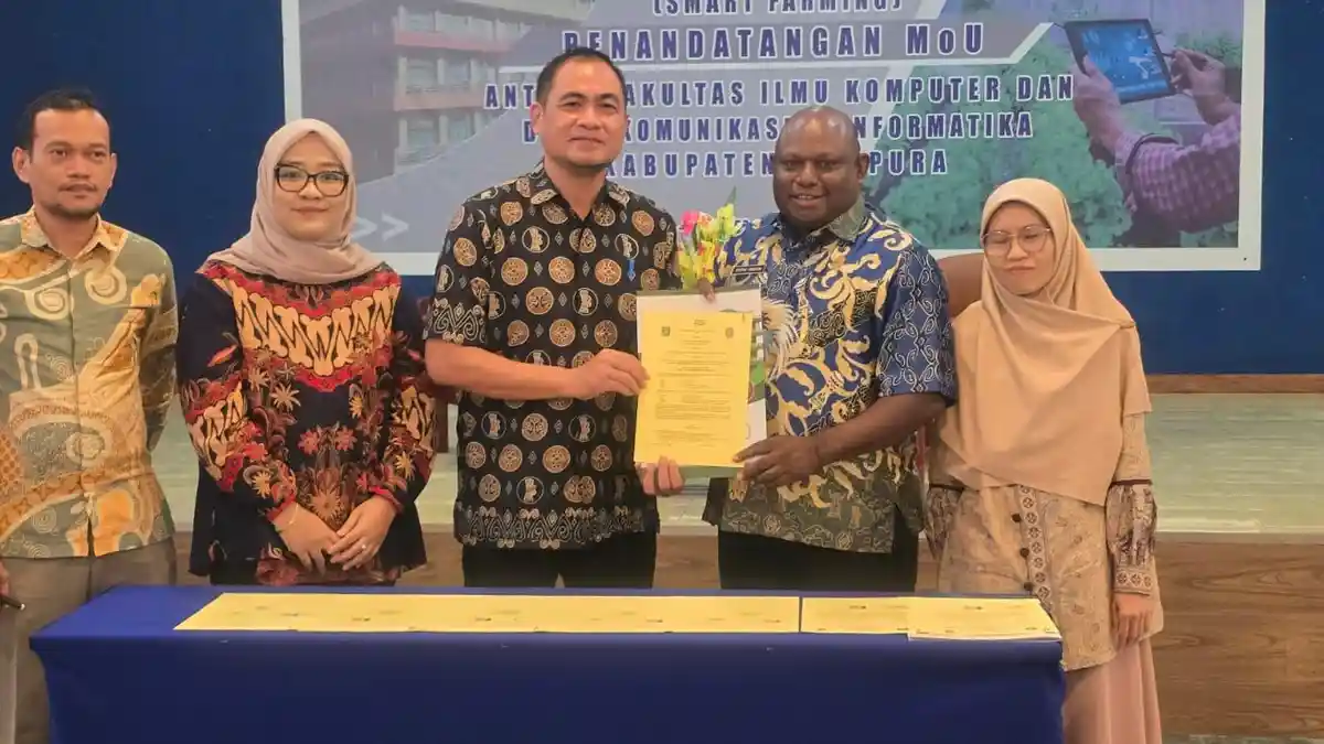 Dukung Penelitian dan Pengabdian Mahasiswa, Diskominfo Jayapura Teken MoU dengan Uniyap Papua
