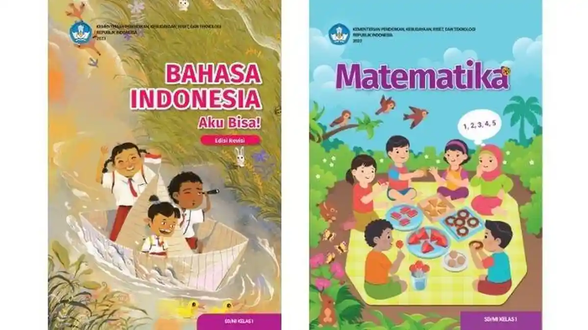 Link Download PDF Buku Kurikulum 2025 Semua Mata Pelajaran Kelas 1 SD Mulai Matematika Hingga Seni