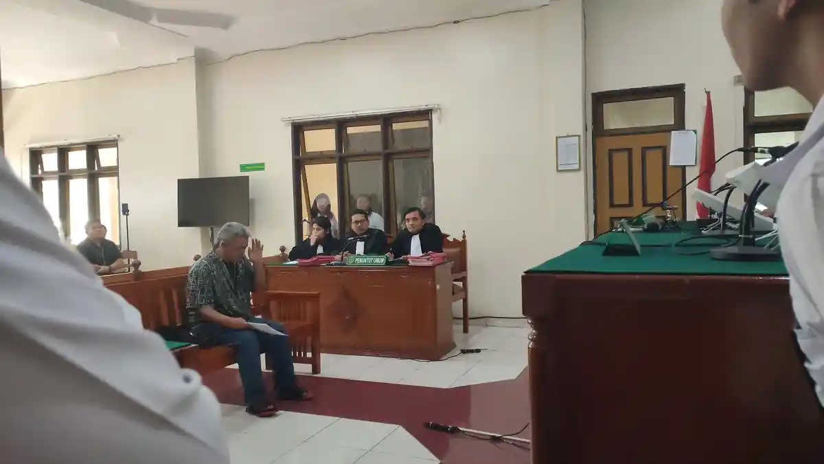 Jalani Sidang Perdana, Bebas Ginting Tak Sanggup Ikuti Sidang Karena Tak Enak Badan