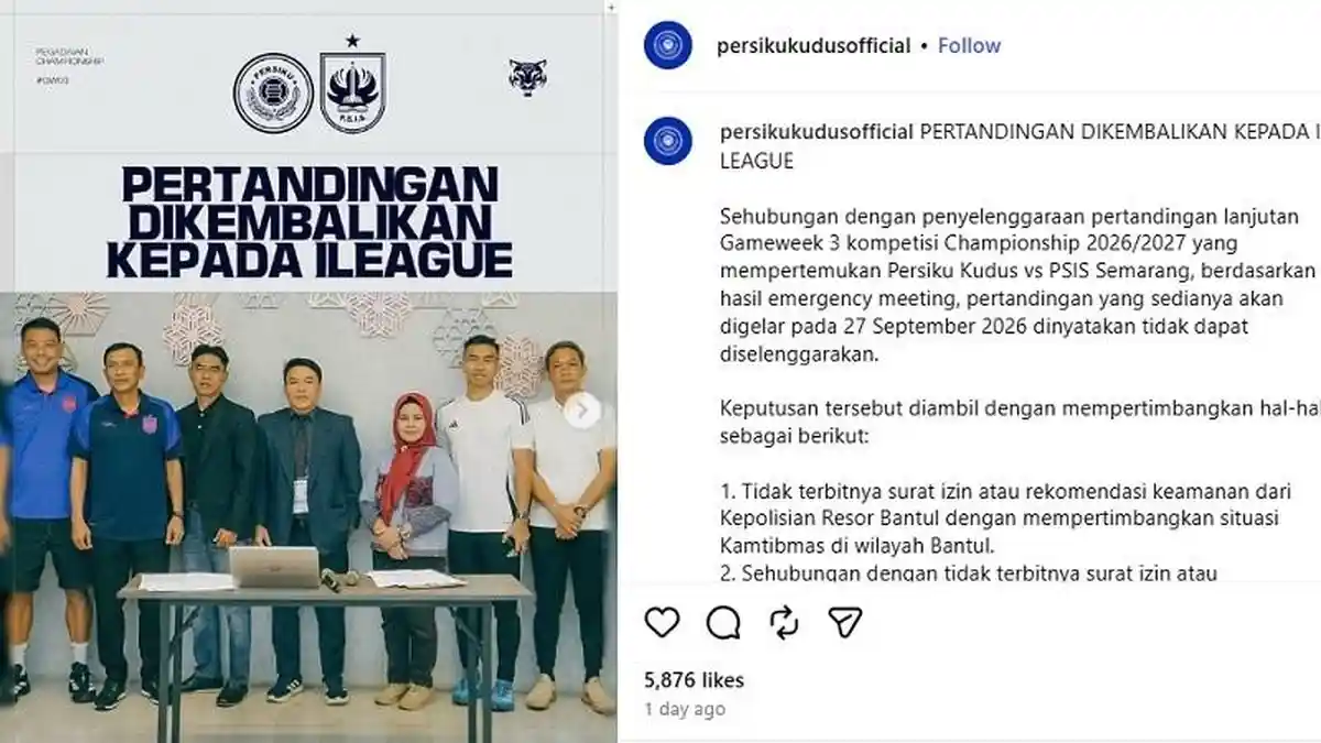 Warganet Ramai-ramai Minta Ileague Jatuhkan Sanksi Kalah WO ke Persiku ...