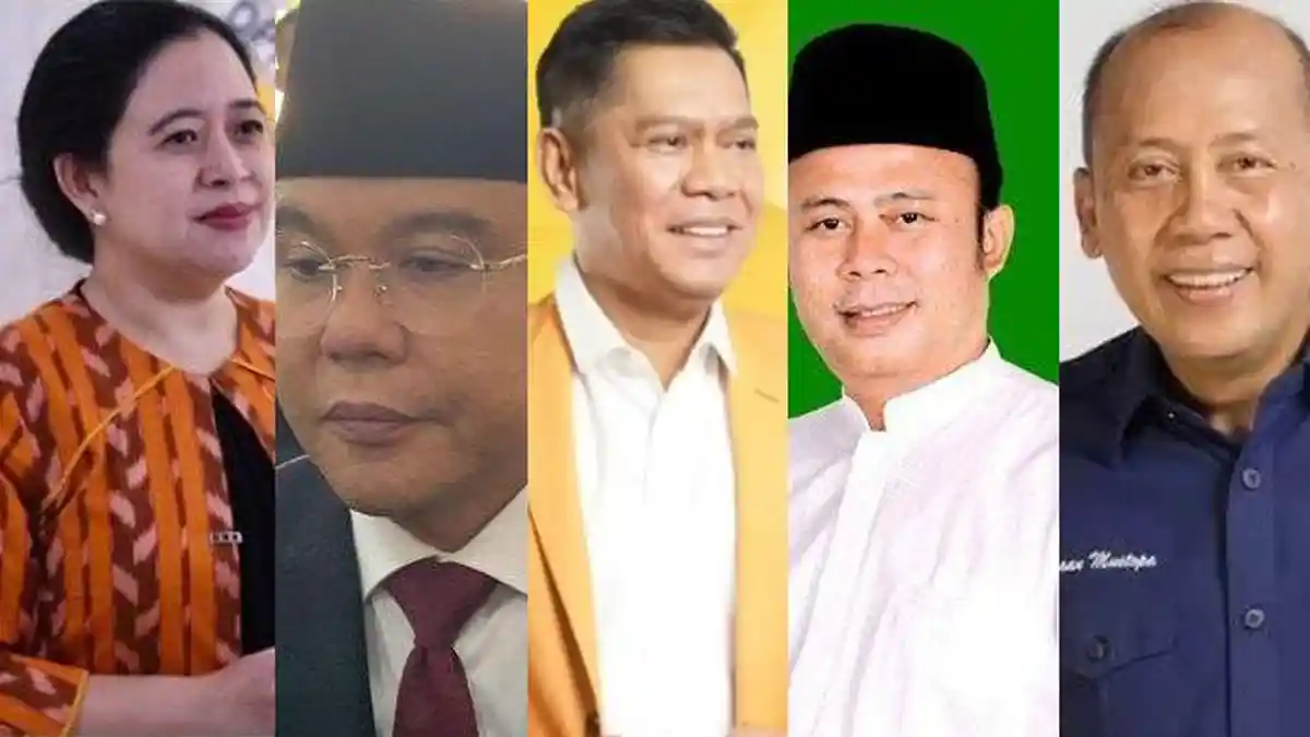 Lima Pimpinan DPR Periode 2024-2029 Resmi Ditetapkan, Wakil Parpol Peraih Suara Terbanyak