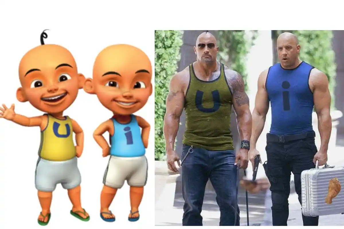 Kocak! Beginikah Wujud Upin Ipin Jika Sudah Tumbuh Dewasa?