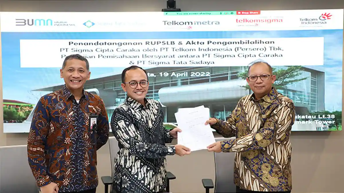 Perkuat Bisnis B2B IT Digital Services, Telkom Lakukan Penyertaan Modal ke TelkomSigma