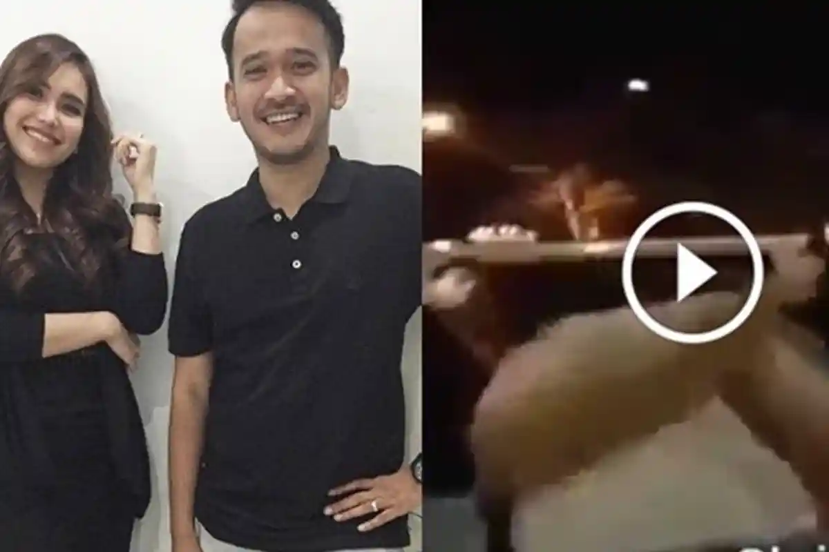 Heboh! Tiba-Tiba Ayu Ting Ting Jambak dan Tendang Ruben Onsu! Kenapa, Ya?