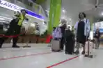 Suasana Pemudik di Stasiun Gambir
