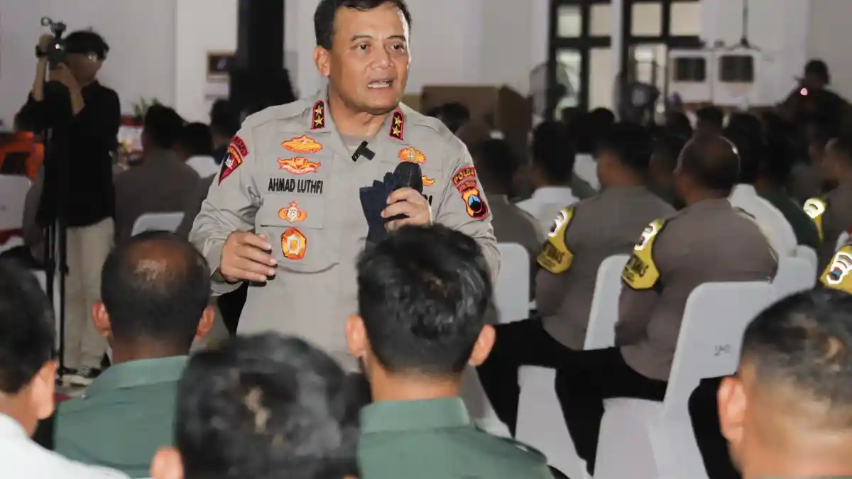 Kapolda Jateng Irjen Pol Ahmad Luthfi: dengan Gotong Royong Kita Ciptakan Kamtibmas Kondusif