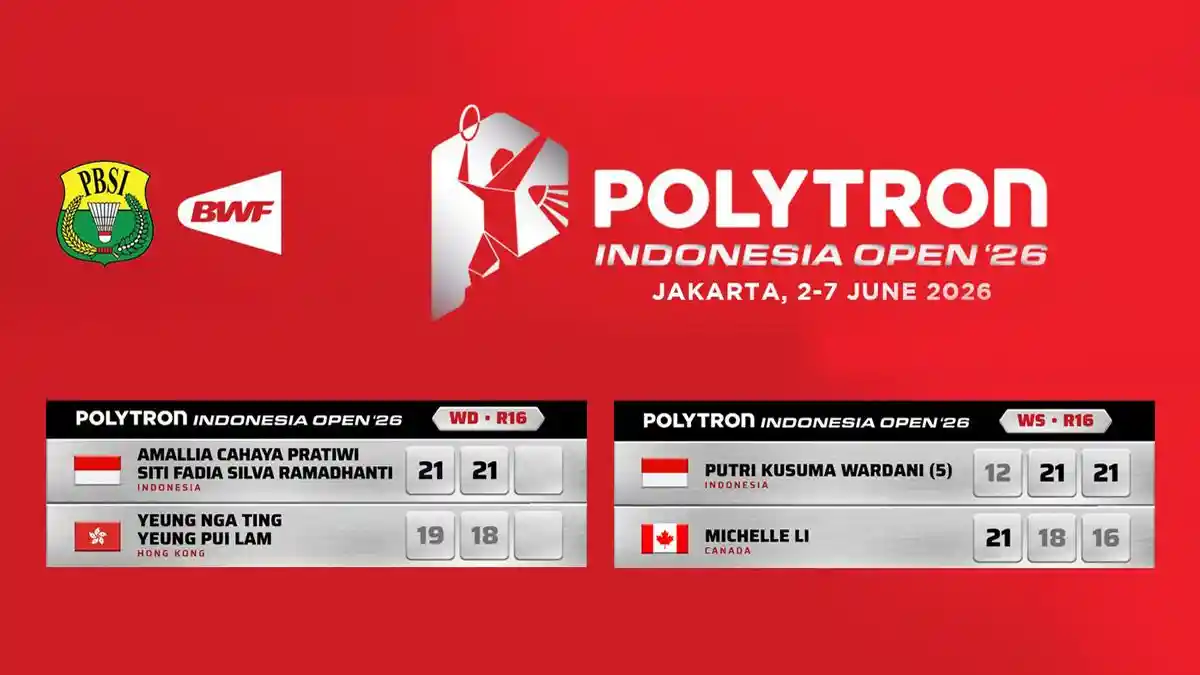 Hasil Indonesia Open 2026, Amalia/Siti Fadia dan Putri KW Menang, Malaju ke Perempat Final