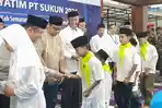 Ramadan Tanpa Ayah, Kunti Menahan Haru saat Terima Santunan Yatim di Pendopo Salatiga