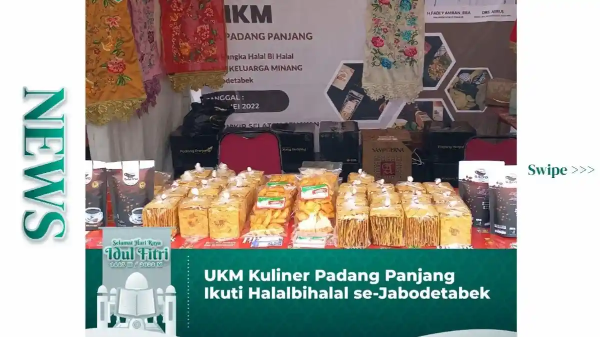 UKM Kuliner Padang Panjang Ikuti Halalbihalal se-Jabodetabek