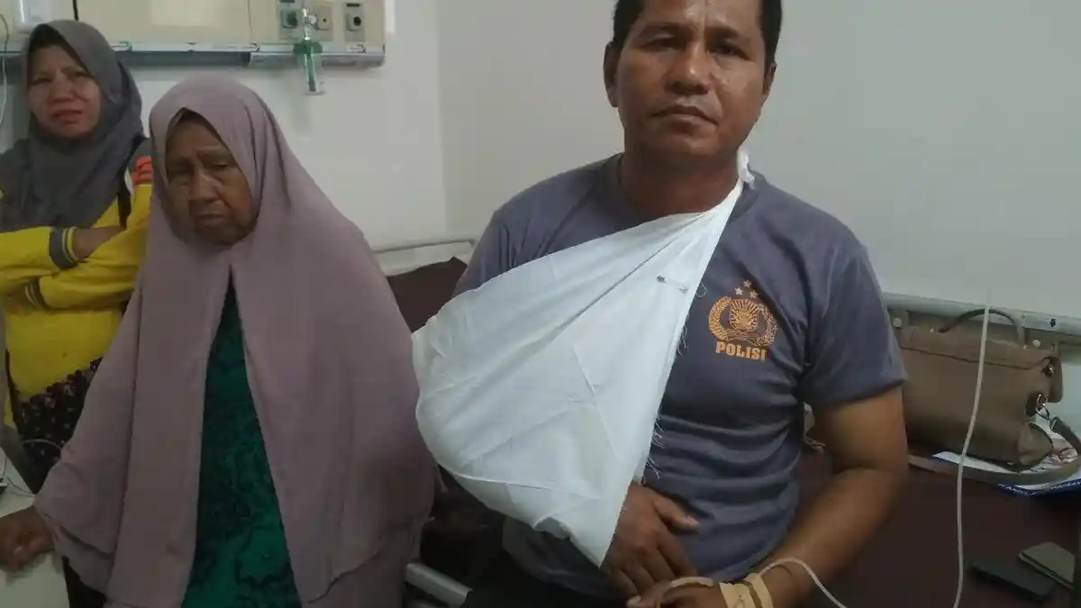 Perjuangan Ipda Laode Antagi, Patah Lengan Saat Pengamanan Pemilu di Gowa