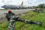 Simulasi Penurunan Paksa Pesawat Asing di Aceh