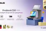 Senjata Biar Lebih Produktif dengan Laptop AI Terbaru, ASUS Vivobook S14 - S3407QA