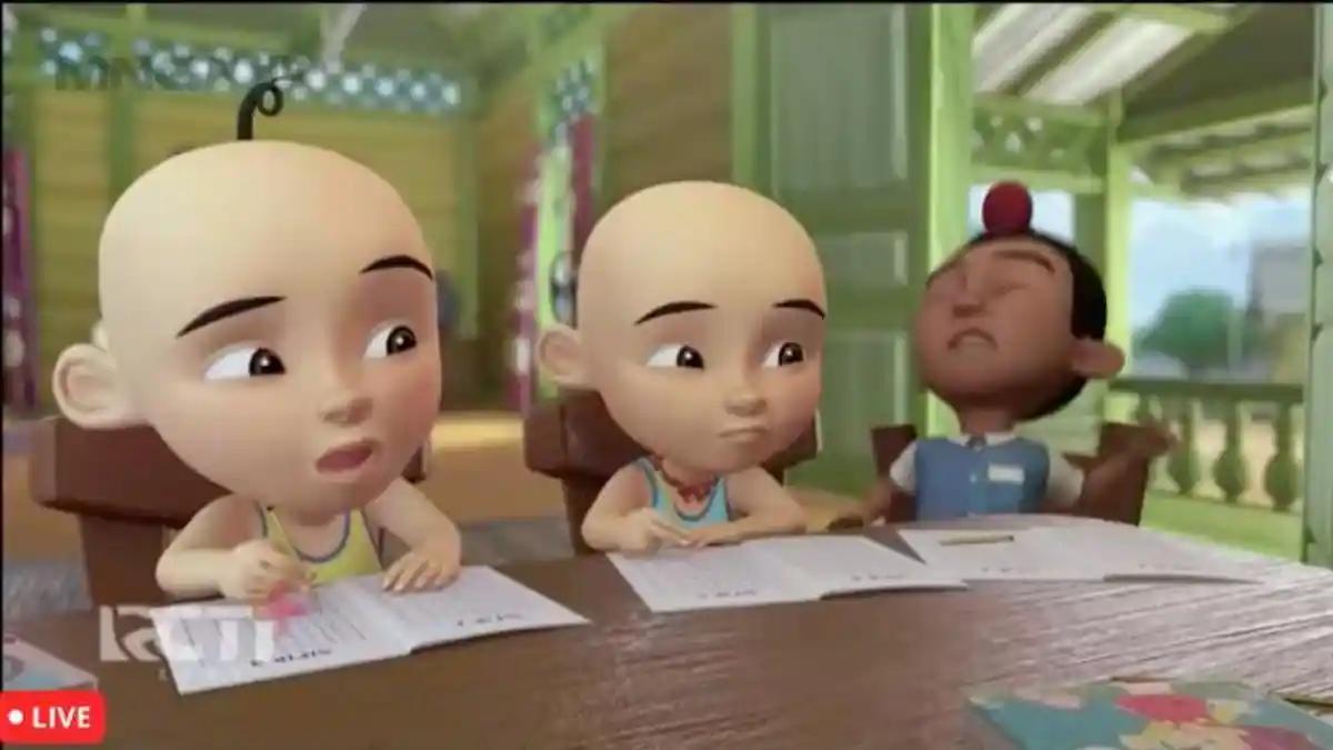 Link Nonton Streaming MNCTV Upin Ipin Hari Ini: Aksi Jarjit Kejar UFO, Badminton Lovers