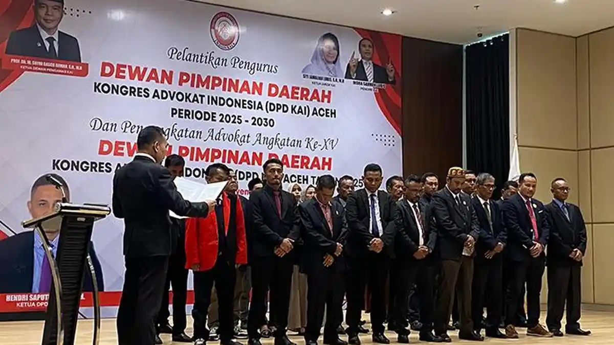 DPD KAI Aceh Resmi Dilantik, Komit Advokasi Masyarakat Lemah