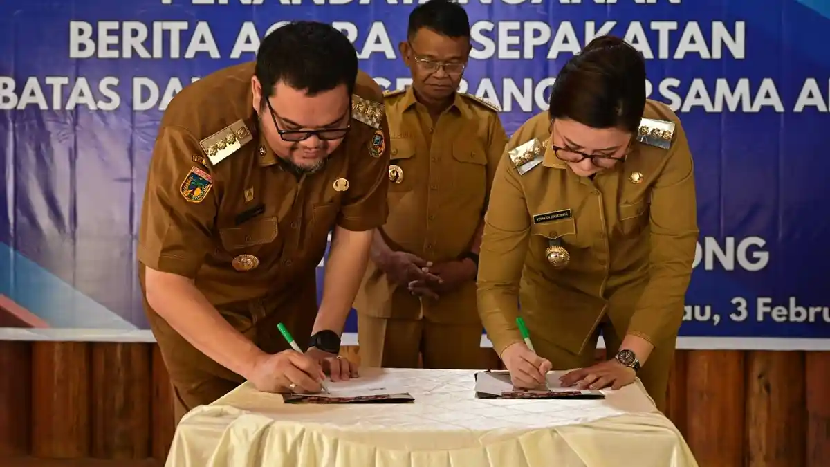Poso dan Parigi Moutong Sepakati Tapal Batas dan Pintu Gerbang Bersama