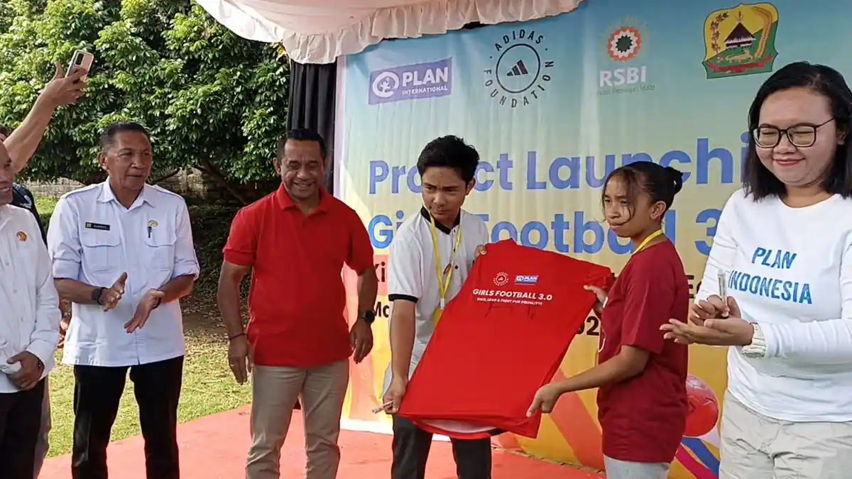 Plan Launching Girls Football di Ruteng, Dorong Anak Berani Bermimpi