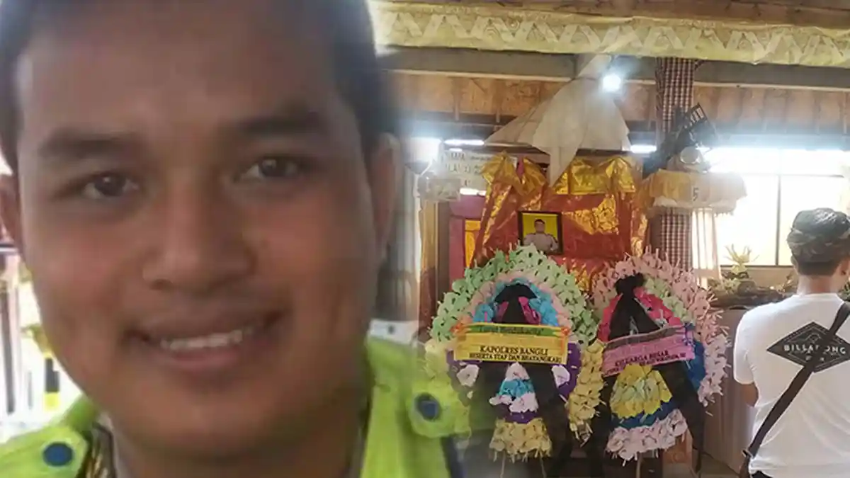 Tangis Ayah Brigadir Dewa Gede Wirayuda Pecah Saat Mandikan Jenazah, Selamat Jalan Putra Bungsu
