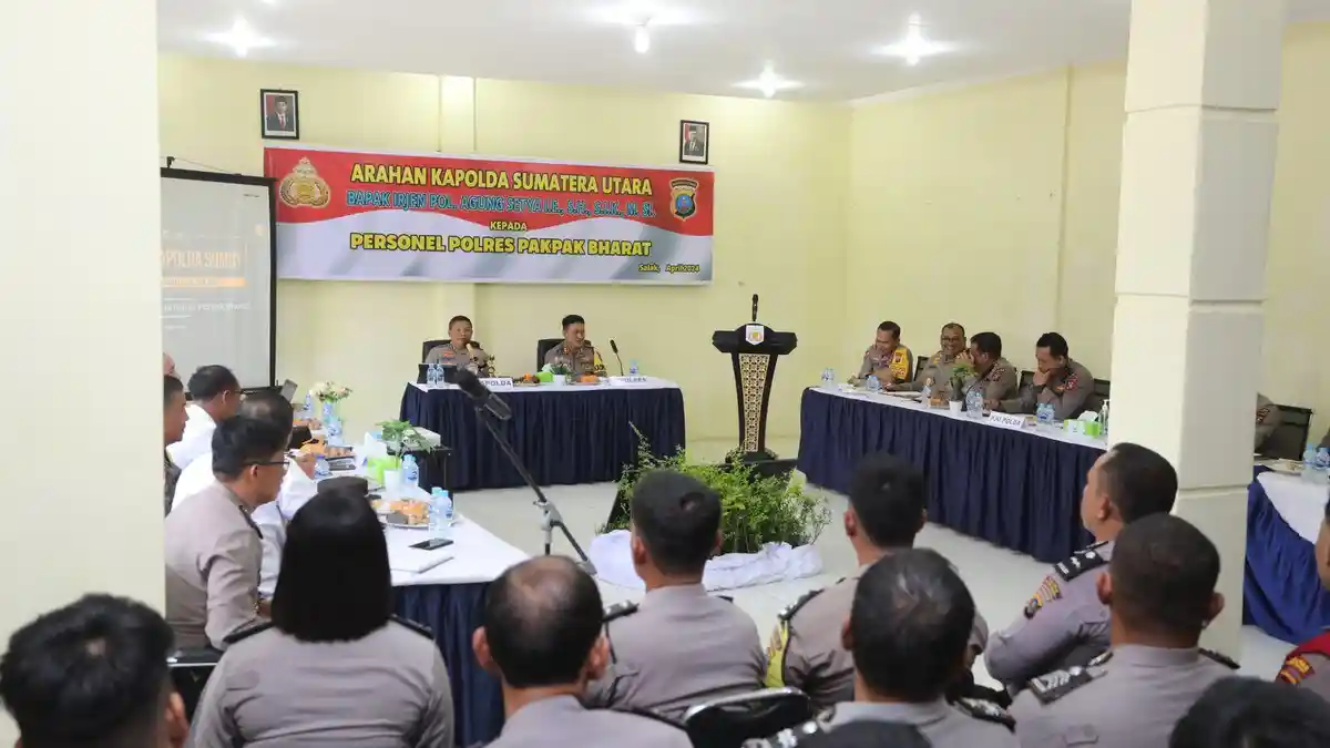 Kapolda Sumut: Polres Pakpak Bharat Harus menjadi Mitra bagi Masyarakat dan seluruh Stakeholder