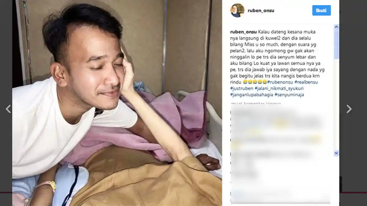 Saling Menangis Luapkan Kerinduan, Ruben Bilang Begini Pada Julia Perez