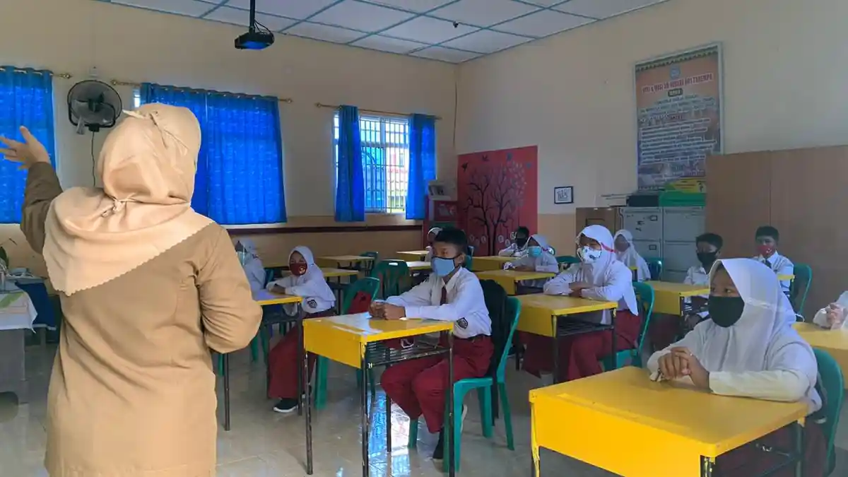BREAKING NEWS, Hari Ini Penerapan Belajar Tatap Muka saat Pandemi Covid-19 di Anambas