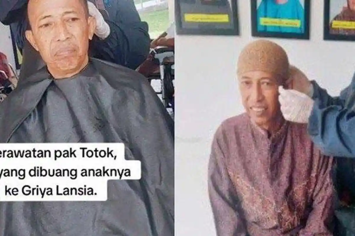 Kondisi Terkini Pak Totok Dibuang Anak ke Panti Jompo, Kini Terlihat Lebih Rapi Setelah Dirawat