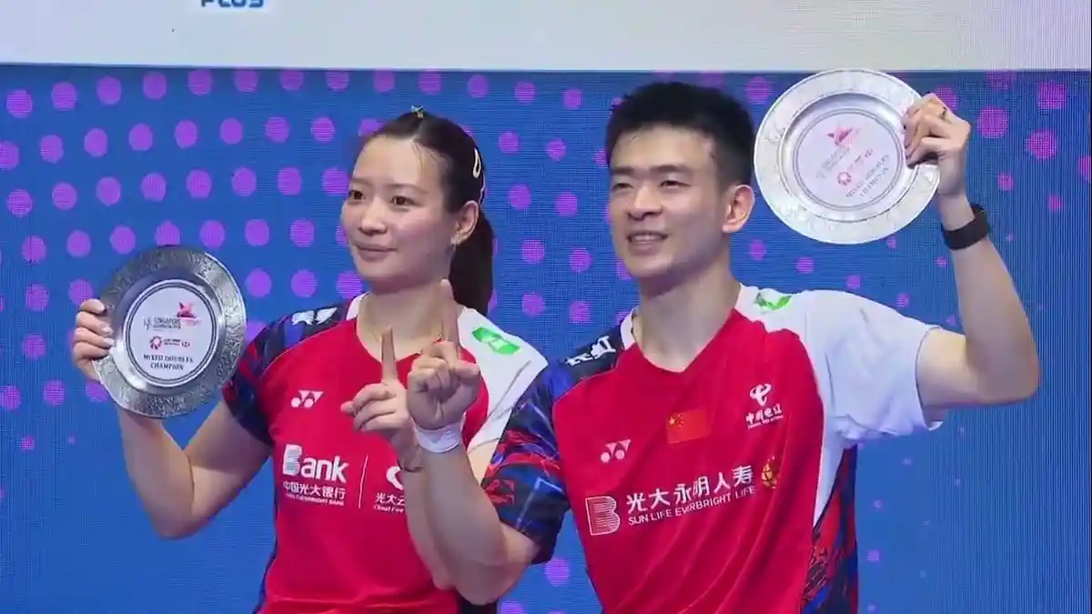 Hasil Final Singapore Open 2024, Zheng Si Wei/Huang Ya Qiong Juara Ganda Campuran