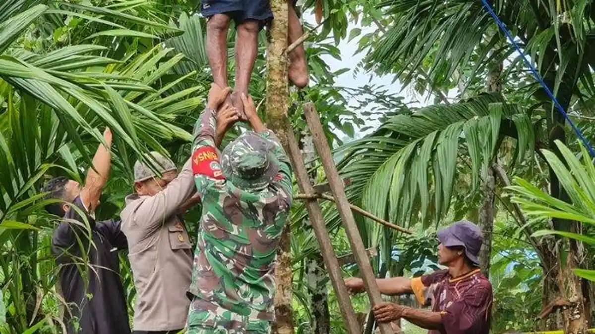 Temuan Mayat Tergantung di Pohon Gegerkan Simeulue