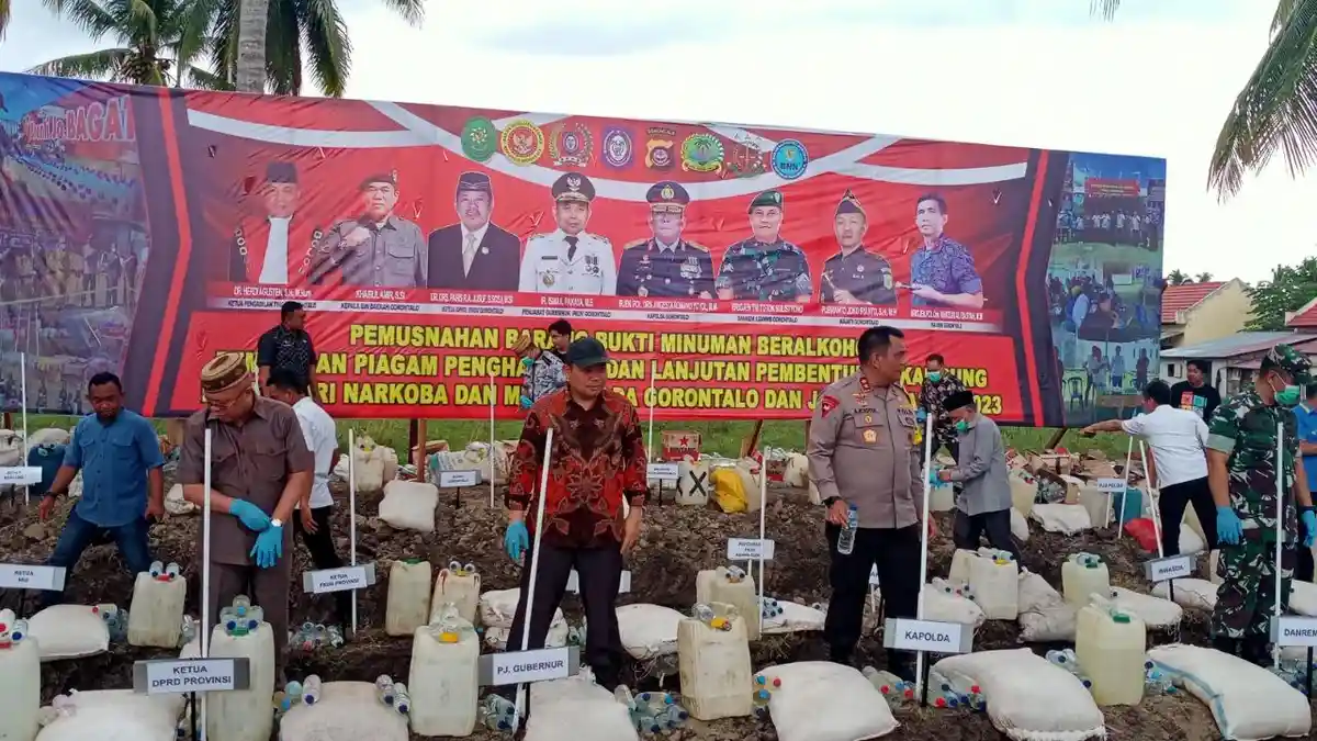 Alasan PJ Gubernur Gorontalo Sebut Pemusnahan Miras Memalukan, tak Layak Dibanggakan