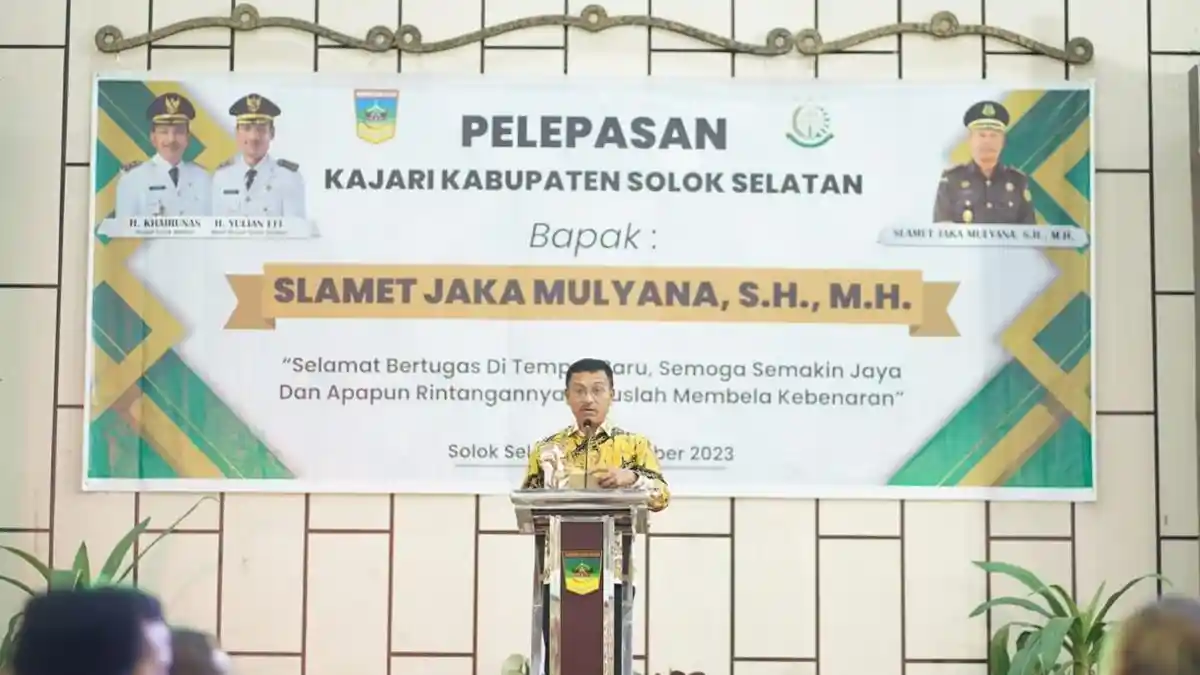 Lepas Kajari Solok Selatan, Bupati Khairunas Harapkan Silaturahmi Terus Berlanjut