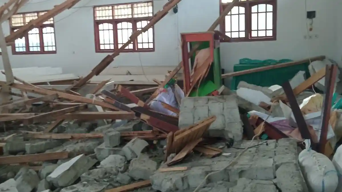 Gempa di Poso Sulteng Sebabkan 10 Orang Luka dan Kerusakan Bangunan