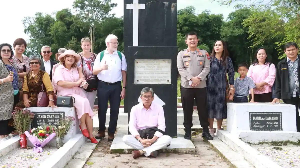 Kapolres Simalungun Jiarahi Guru Jason Saragih Sosok Penting di Balik Berdirinya GKPS